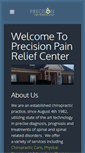 Mobile Screenshot of precisionpainreliefcenter.com